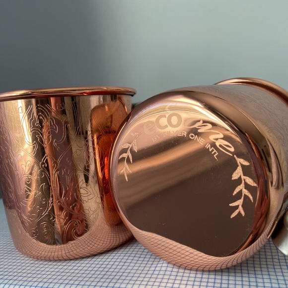 SOLD !! Copper Moscow Mule Mugs - Picture 2 of 5